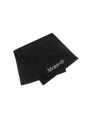 Black Towels 100% cotton vat-dyed Size:45X85cm (special for hair salons)